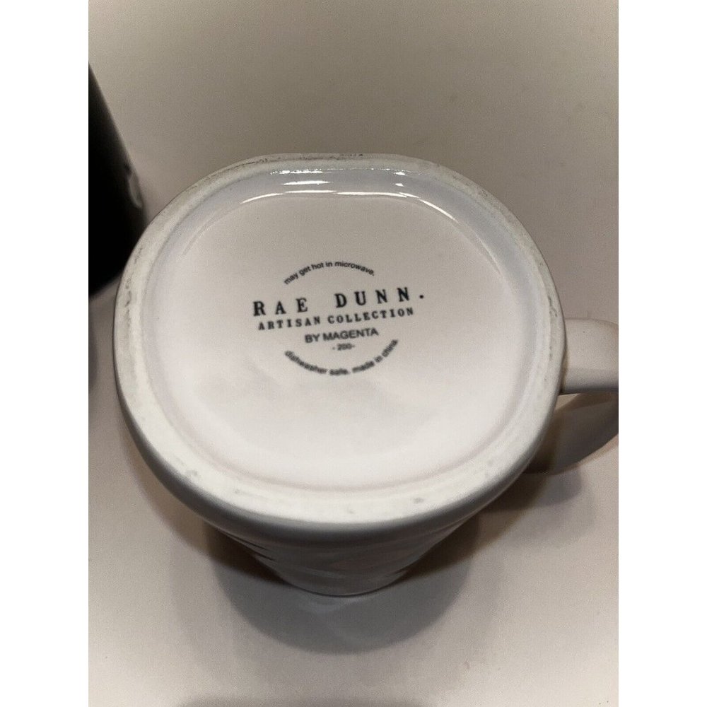 Rae Dunn Cheers Large Ivory Ceramic Mug Coffee Cup Gift - Picture 6 of 6